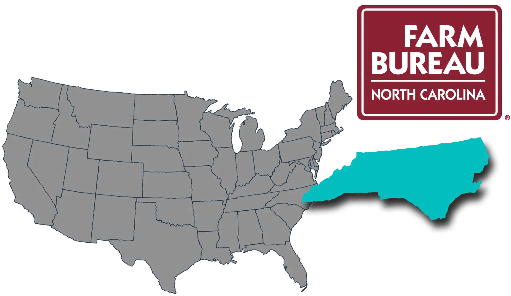 FieldClock-Farm-Bureau_state-map_North-Carolina