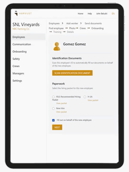 Harvust-FieldClock-tablet-sync