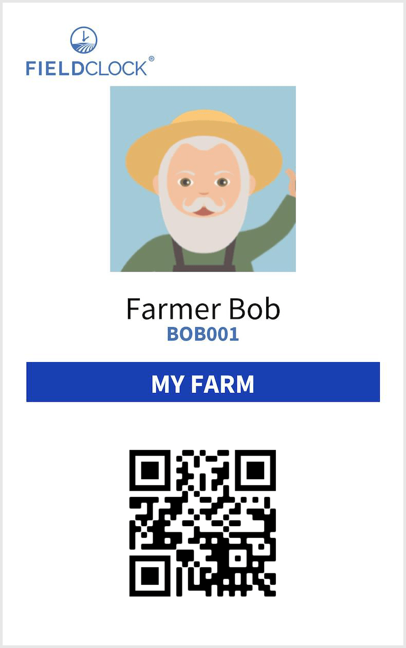 Farmer Bob Badge Farmer Bob Badge