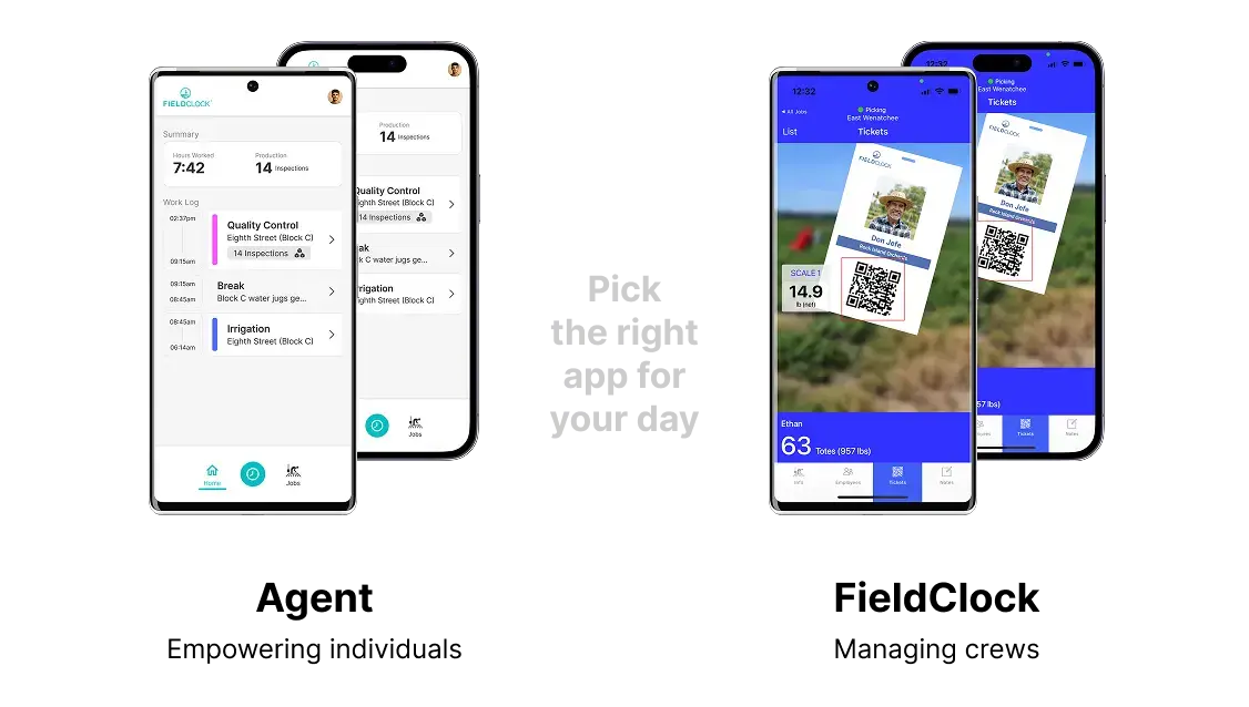 FieldClock Apps